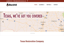 Tablet Screenshot of blackhillrestoration.com
